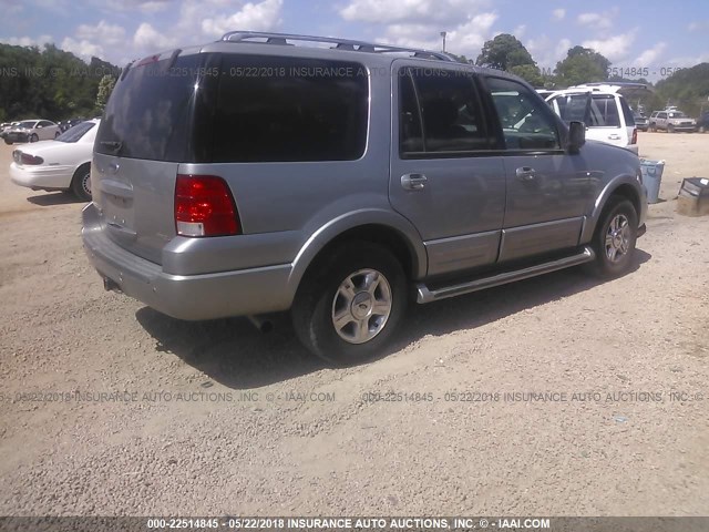 1FMFU20556LA51745 - 2006 FORD EXPEDITION LIMITED SILVER photo 4
