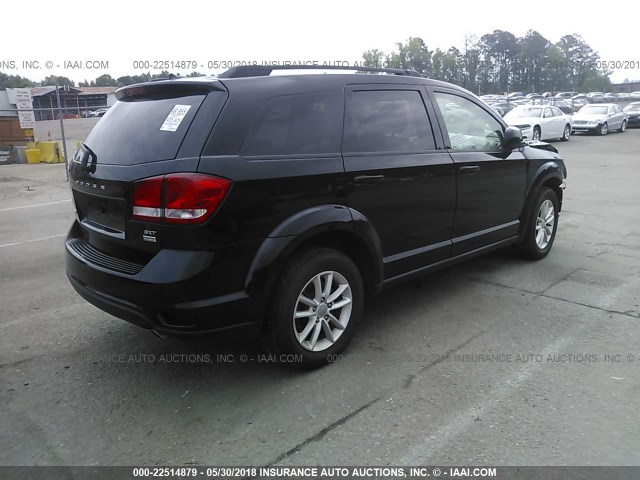 3C4PDCBG0HT591203 - 2017 DODGE JOURNEY SXT BLACK photo 4