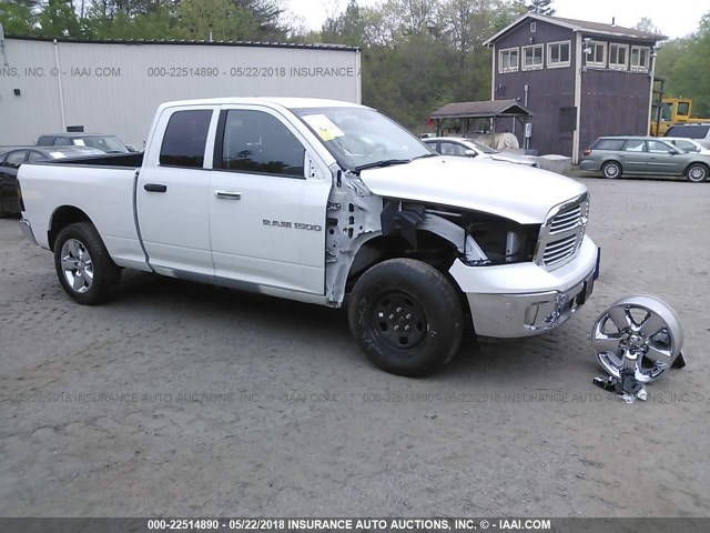 1C6RR7GTXHS677070 - 2017 RAM 1500 SLT WHITE photo 1