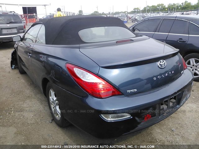 4T1FA38P47U122224 - 2007 TOYOTA CAMRY SOLARA SE/SLE ლურჯი ფოტო 3