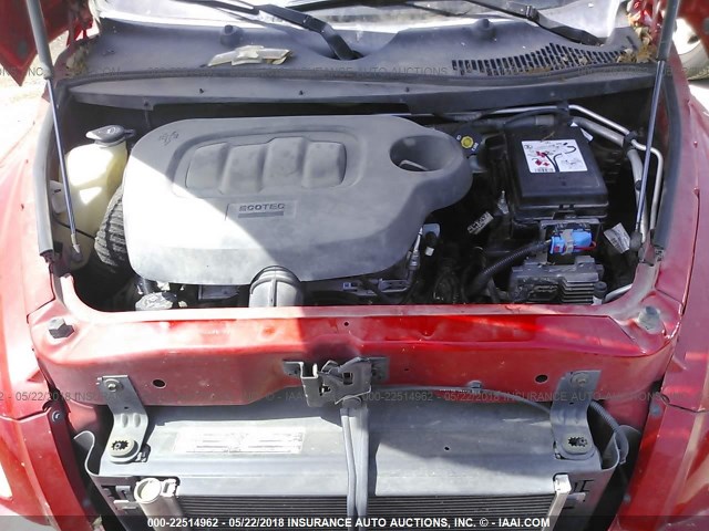 3GNBAAFW1BS504793 - 2011 CHEVROLET HHR LS წითელი ფოტო 10