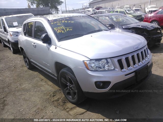 1J4NT1FBXBD181125 - 2011 JEEP COMPASS SPORT SILVER photo 1