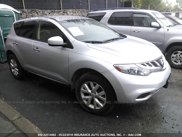 JN8AZ1MW7EW518162 - 2014 NISSAN Murano S/SL/SV/LE SILVER photo 1