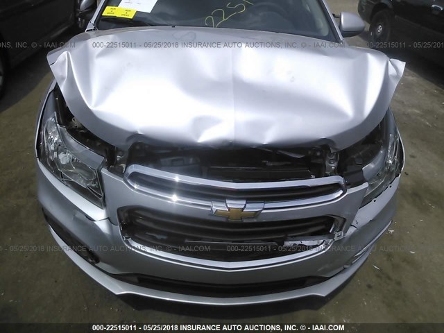 1G1PE5SB1G7162175 - 2016 CHEVROLET CRUZE LIMITED LT SILVER photo 6