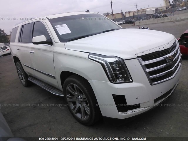 1GYS3BKJ9FR189196 - 2015 CADILLAC ESCALADE LUXURY WHITE photo 1