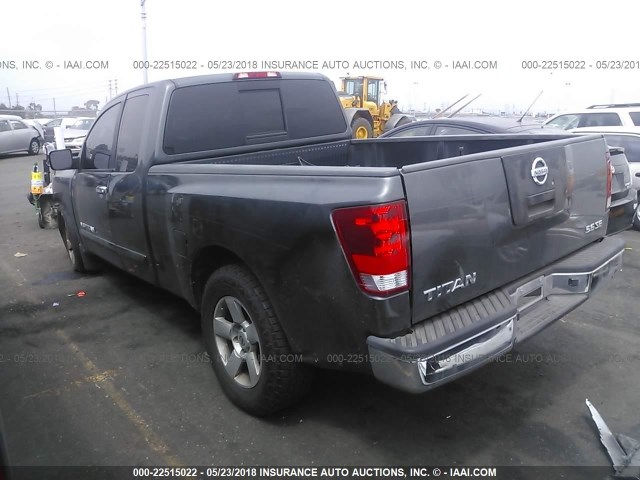 1N6AA06A77N221428 - 2007 NISSAN TITAN XE/SE/LE GRAY photo 3