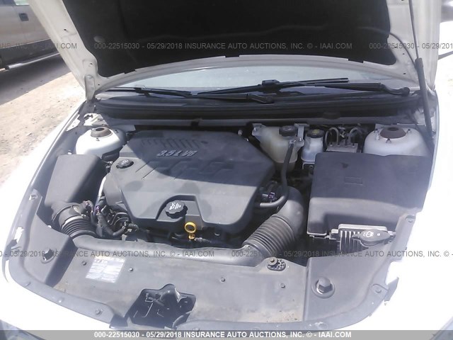 1G1ZH57N494223901 - 2009 CHEVROLET MALIBU 1LT თეთრი ფოტო 10
