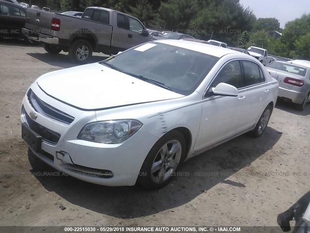 1G1ZH57N494223901 - 2009 CHEVROLET MALIBU 1LT თეთრი ფოტო 2