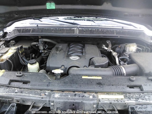 1N6AA06B44N536854 - 2004 NISSAN TITAN XE/SE/LE GRAY photo 10