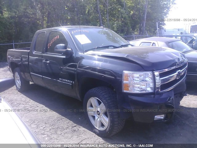 1GCEK19J28Z259355 - 2008 CHEVROLET SILVERADO K1500 BLACK photo 1