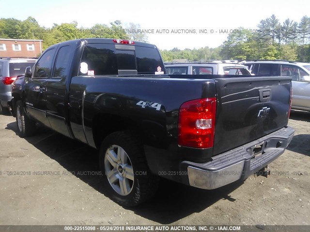 1GCEK19J28Z259355 - 2008 CHEVROLET SILVERADO K1500 BLACK photo 3