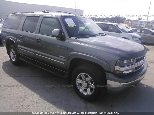 3GNGK26G81G236540 - 2001 CHEVROLET SUBURBAN K2500 GRAY photo 1