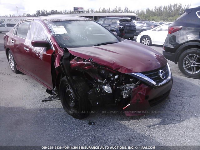 1N4AL3APXGC249168 - 2016 NISSAN ALTIMA 2.5/S/SV/SL/SR RED photo 1