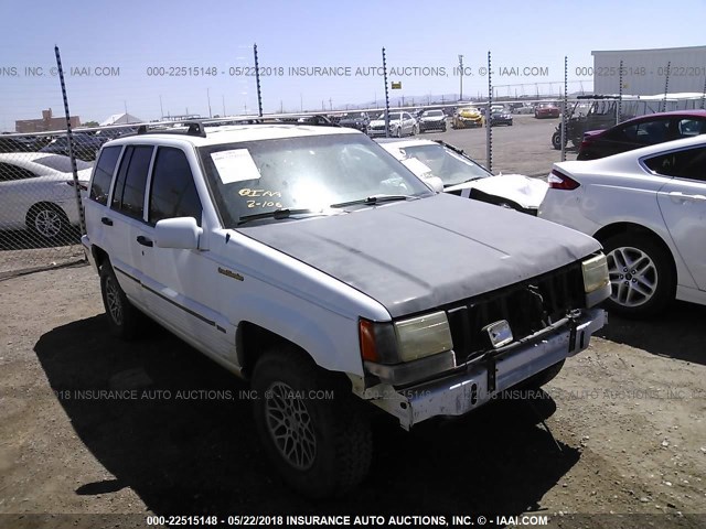 1J4GZ78S9PC576403 - 1993 JEEP GRAND CHEROKEE LIMITED WHITE photo 1