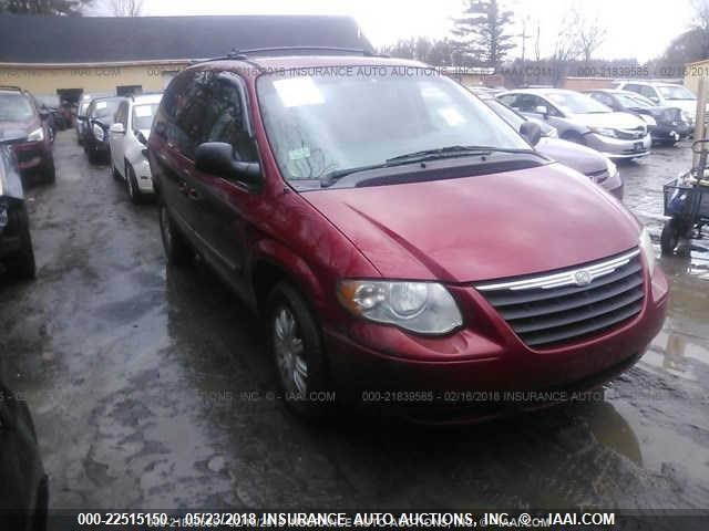 2C8GP54L15R526238 - 2005 CHRYSLER TOWN & COUNTRY TOURING RED photo 1