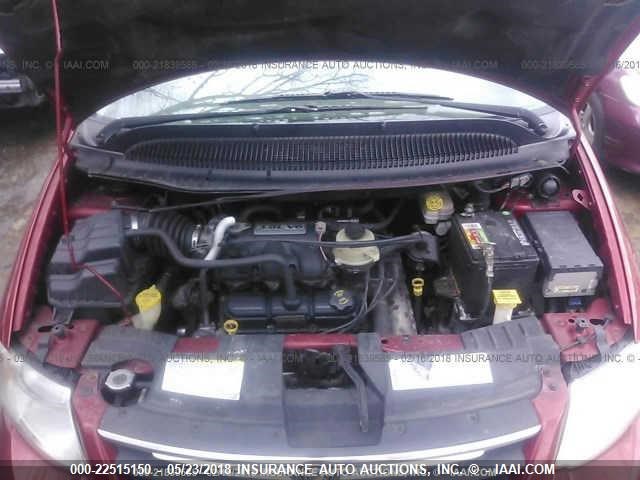 2C8GP54L15R526238 - 2005 CHRYSLER TOWN & COUNTRY TOURING RED photo 10