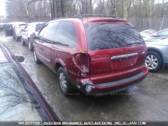 2C8GP54L15R526238 - 2005 CHRYSLER TOWN & COUNTRY TOURING RED photo 3