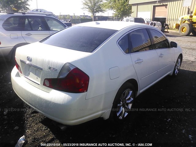 JNKAY01F47M456729 - 2007 INFINITI M35 SPORT WHITE photo 4