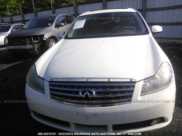 JNKAY01F47M456729 - 2007 INFINITI M35 SPORT WHITE photo 6