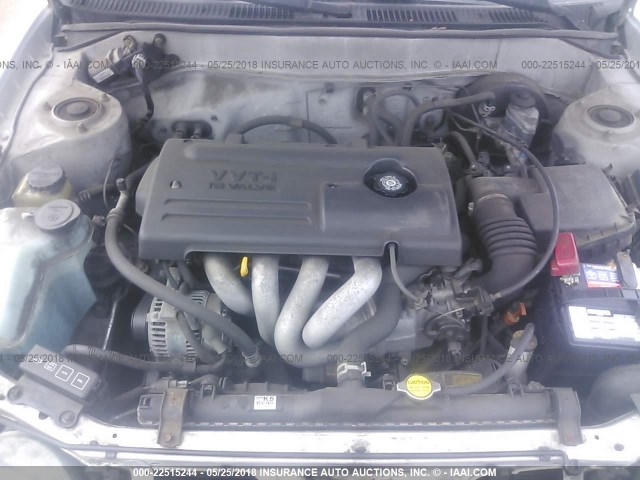 1NXBR12E4YZ352379 - 2000 TOYOTA COROLLA VE/CE/LE 银色 照片 10