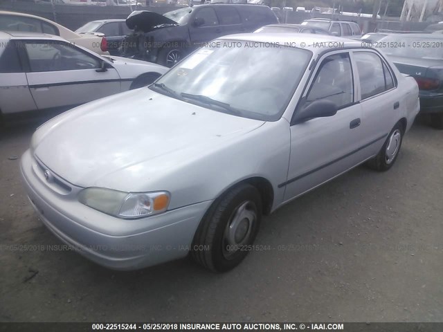 1NXBR12E4YZ352379 - 2000 TOYOTA COROLLA VE/CE/LE 银色 照片 2