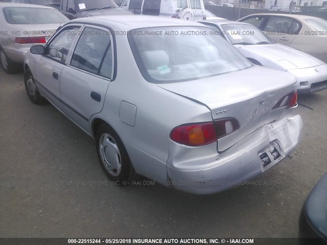 1NXBR12E4YZ352379 - 2000 TOYOTA COROLLA VE/CE/LE 银色 照片 3