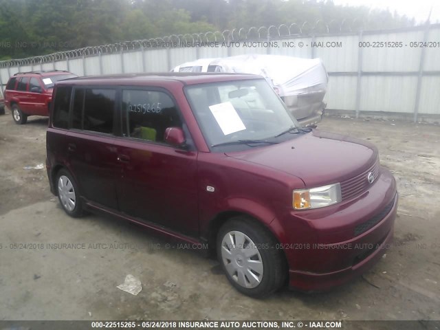 JTLKT334664122075 - 2006 TOYOTA SCION XB ბურგუნდია ფოტო 1