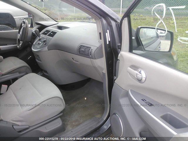 5N1BV28U87N134387 - 2007 NISSAN QUEST S/SE/SL GRAY photo 5