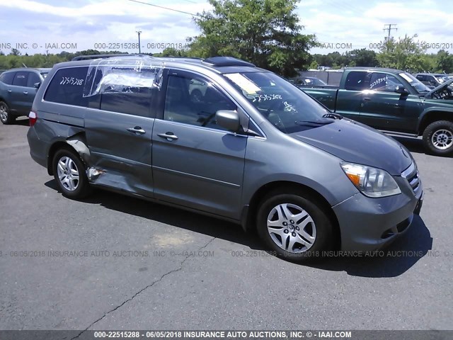 5FNRL38757B430510 - 2007 HONDA ODYSSEY EXL ნაცრისფერი ფოტო 1