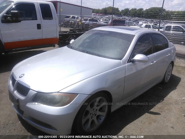 WBAVB33576AZ86619 - 2006 BMW 330 I SILVER photo 2