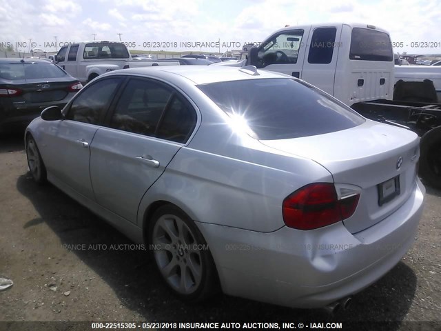 WBAVB33576AZ86619 - 2006 BMW 330 I SILVER photo 3