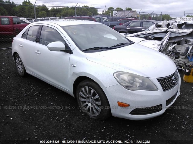 JS2RE9A32A6100465 - 2010 SUZUKI KIZASHI SE WHITE photo 1