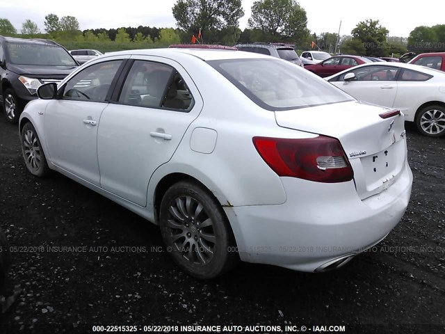 JS2RE9A32A6100465 - 2010 SUZUKI KIZASHI SE WHITE photo 3