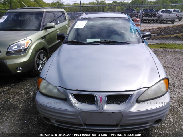 1G2NF52E5YM833781 - 2000 PONTIAC GRAND AM SE1 SILVER photo 6