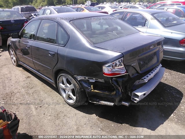 4S3BL616397215639 - 2009 SUBARU LEGACY 2.5I GRAY photo 3