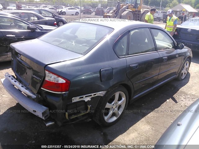 4S3BL616397215639 - 2009 SUBARU LEGACY 2.5I GRAY photo 4