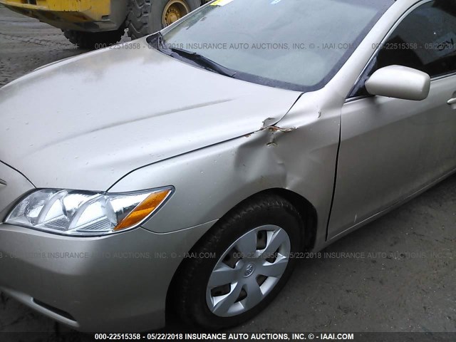 4T1BE46K17U544757 - 2007 TOYOTA CAMRY NEW GENERATION CE/LE/XLE/SE TAN photo 6