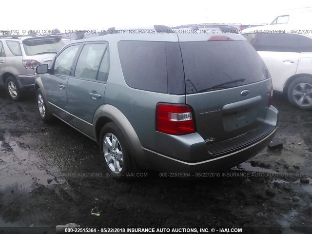 1FMZK02167GA09550 - 2007 FORD FREESTYLE SEL GREEN photo 3