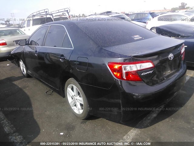 4T1BF1FK7DU221319 - 2013 TOYOTA CAMRY L/SE/LE/XLE 黑色 照片 3