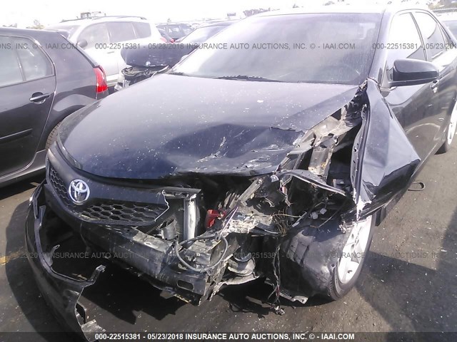 4T1BF1FK7DU221319 - 2013 TOYOTA CAMRY L/SE/LE/XLE 黑色 照片 6