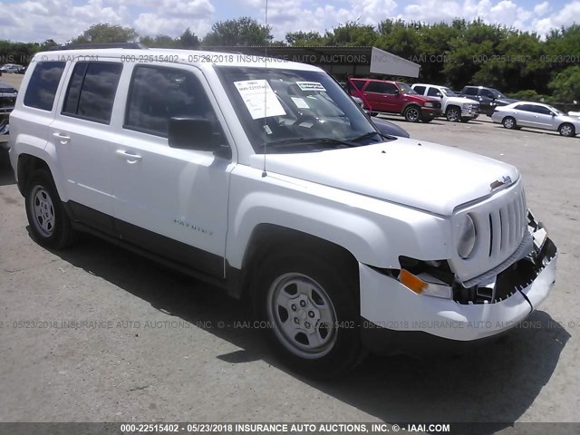 1C4NJPBA5HD145525 - 2017 JEEP PATRIOT SPORT WHITE photo 1