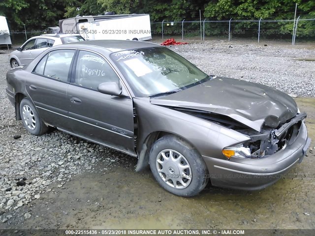 2G4WS52J021256827 - 2002 BUICK CENTURY CUSTOM BROWN photo 1