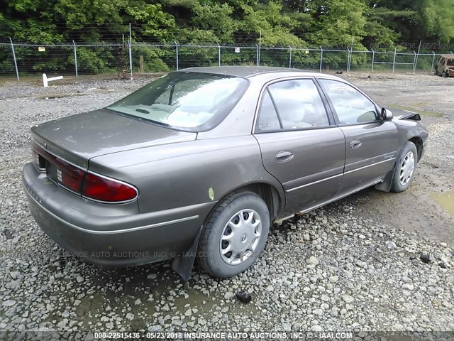 2G4WS52J021256827 - 2002 BUICK CENTURY CUSTOM BROWN photo 4