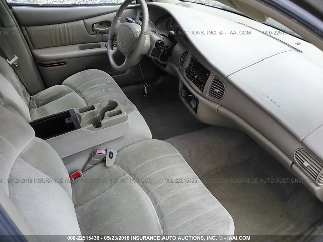 2G4WS52J021256827 - 2002 BUICK CENTURY CUSTOM BROWN photo 5