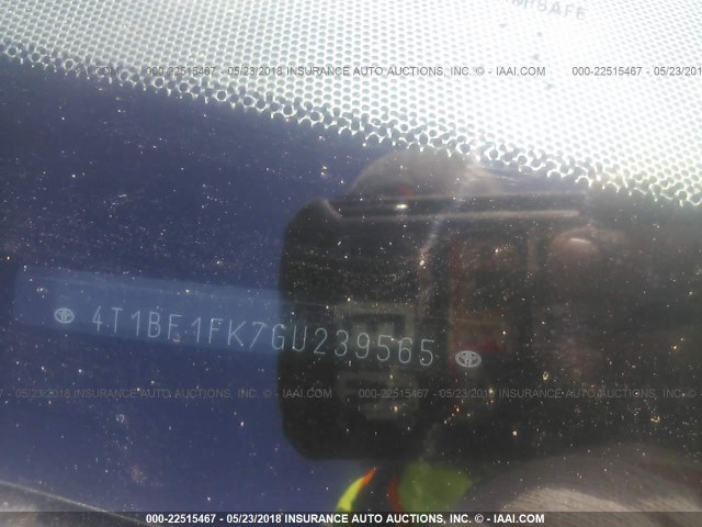 4T1BF1FK7GU239565 - 2016 TOYOTA CAMRY LE/XLE/SE/XSE SILVER photo 9