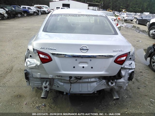 1N4BL3AP2HC276919 - 2017 NISSAN ALTIMA 3.5SL/3.5 SR SILVER photo 6