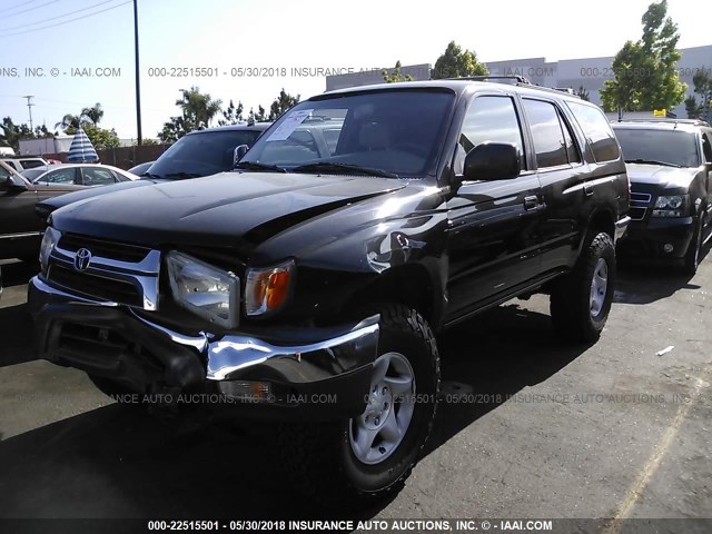 JT3HN86R529078348 - 2002 TOYOTA 4RUNNER SR5 BLACK photo 2