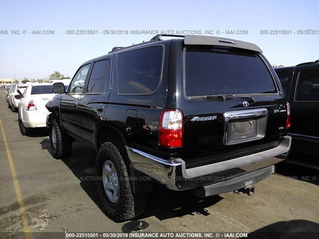 JT3HN86R529078348 - 2002 TOYOTA 4RUNNER SR5 BLACK photo 3