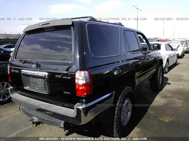 JT3HN86R529078348 - 2002 TOYOTA 4RUNNER SR5 BLACK photo 4