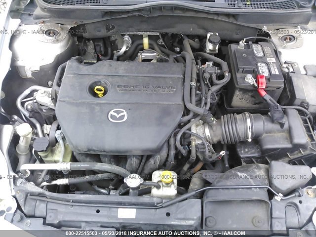 1YVHZ8BH5C5M02477 - 2012 MAZDA 6 I SILVER photo 10